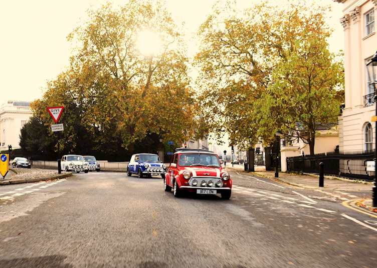 Classic Mini Cooper tour, London