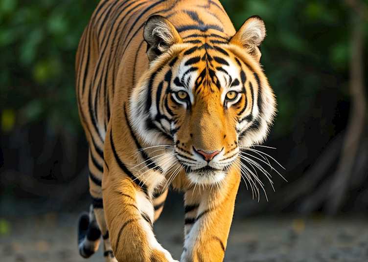 Tiger in Sundarban Tiger Reserve