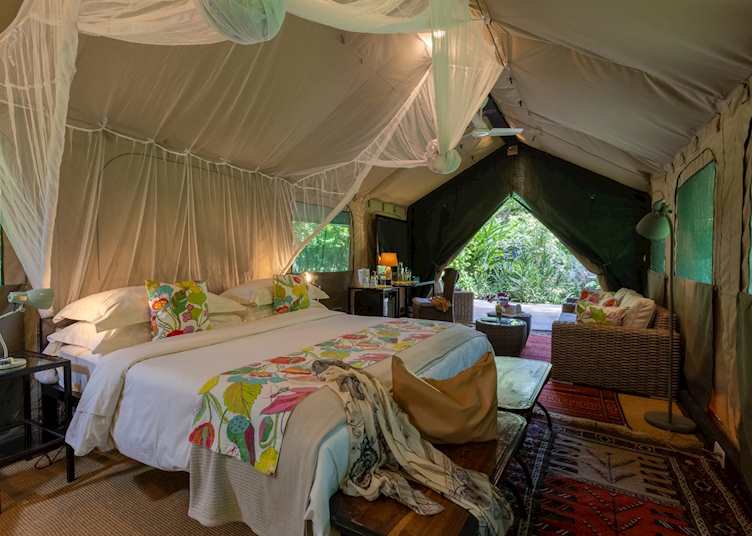 Tent interior, Waterberry Zambezi Lodge 