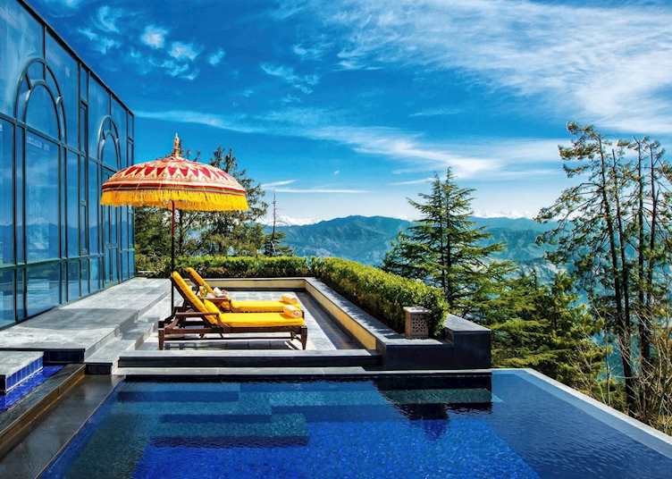 Infinity whirlpool, The Oberoi Wildflower Hall
