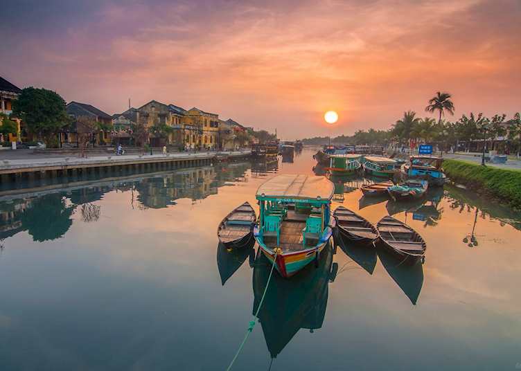 Hoi An at sunset