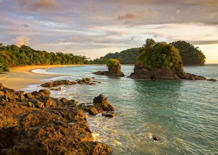 Sunset in Manuel Antonio National Park