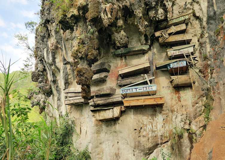 Hanging coffins in Sagada