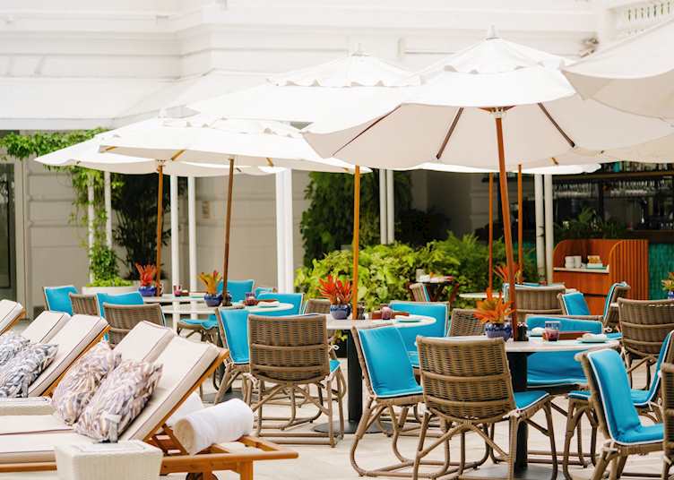 Pool area, Belmond Copacabana Palace