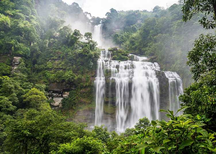 Waterfall in the Bolaven Plateau
