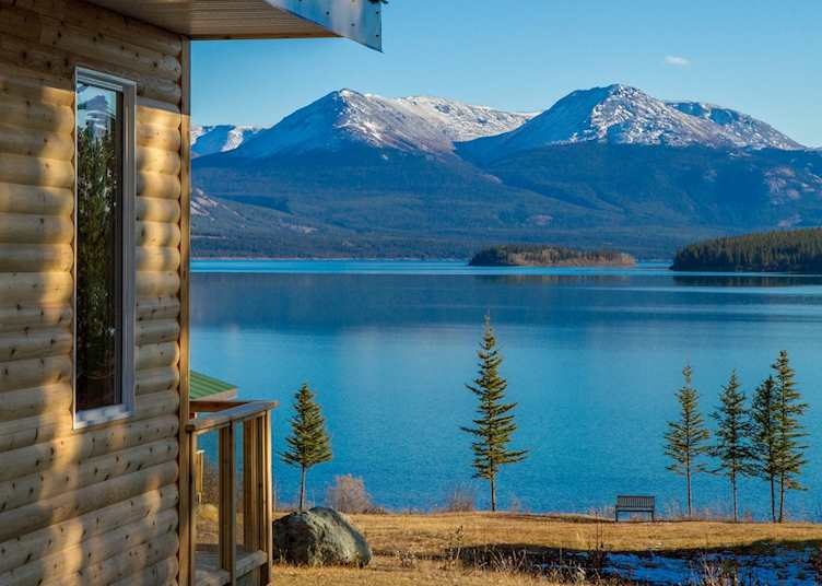 View of the lake, Southern Lakes Resort, Tagish