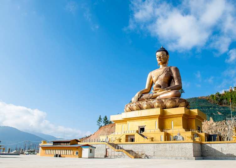 Giant Buddha statue in Thimphu, Bhutan