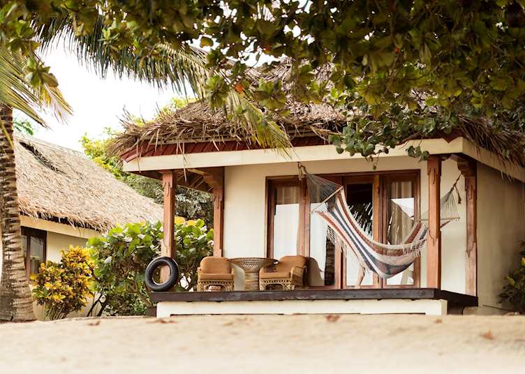 Room Exterior, Almond Beach, Belize 