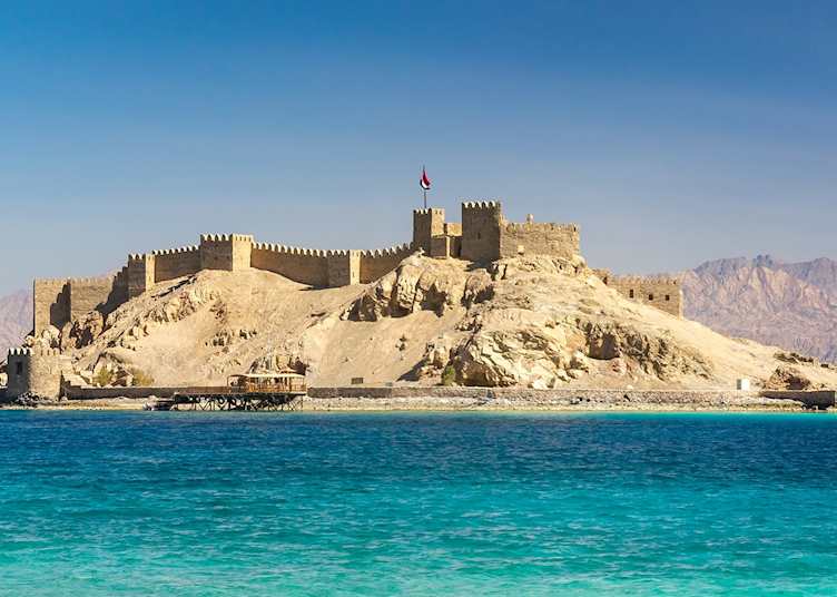 Pharaoh's Island in the Gulf of Aqaba