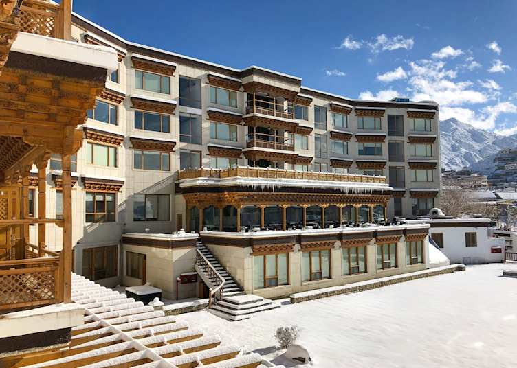 View of the Grand Dragon in winter