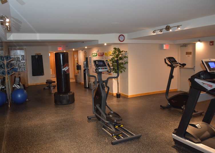 Fitness room, Brewster Mountain Lodge, Banff