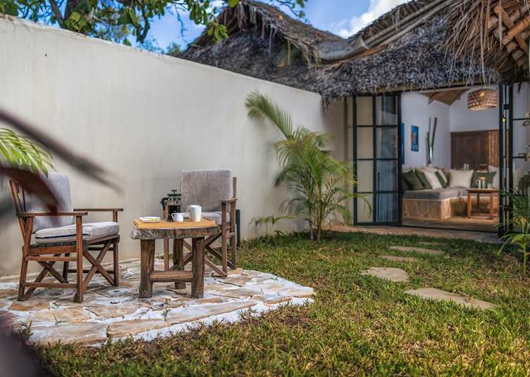 Superior Garden Room, outdoor patio area 