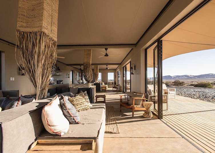 Lounge area, Kulala Desert Lodge, Namibia