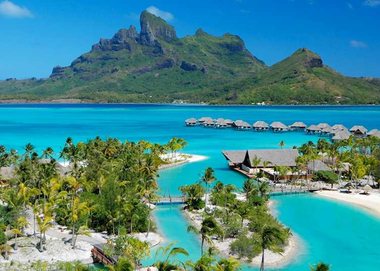Aerial, Four Seasons Resort Bora Bora