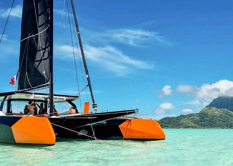 Morning Sailing Cruise by Catamaran (Vitamin Sea) : Sailing Cruise by Catamaran - Quote, Bora Bora
