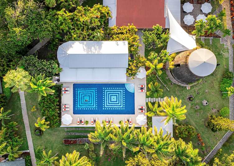 Aerial view, Montpelier Nevis 