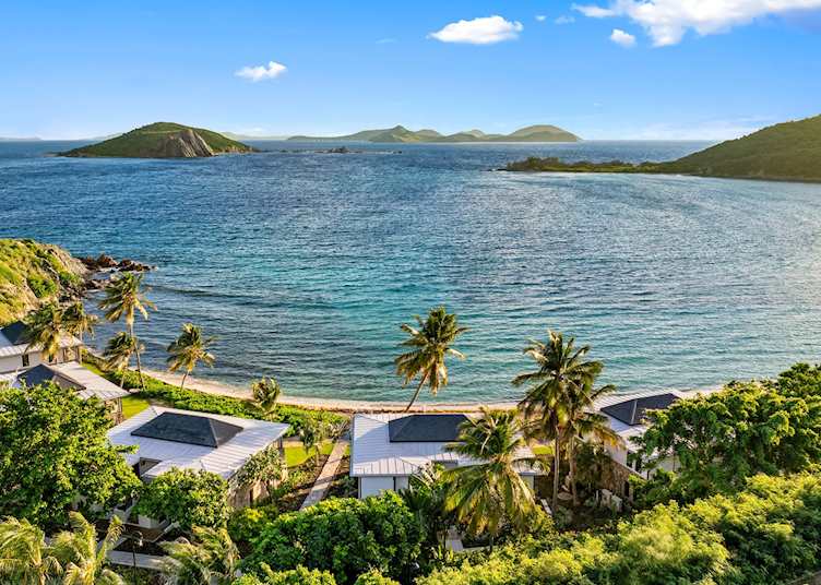 Aerial view from Peter Island Resort and Spa