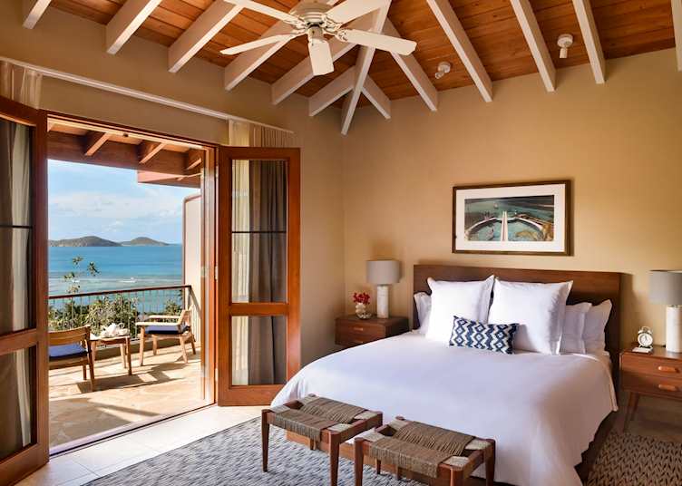 Room interior, Rosewood Little Dix Bay