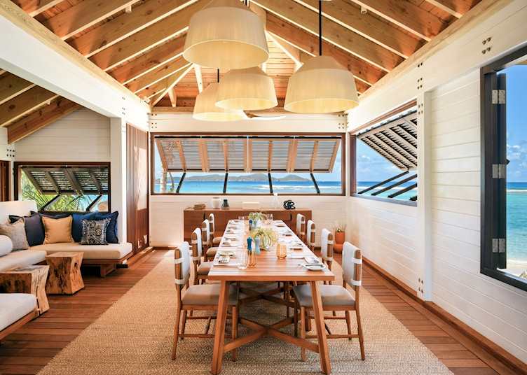 Restaurant private dining room, Rosewood Little Dix Bay