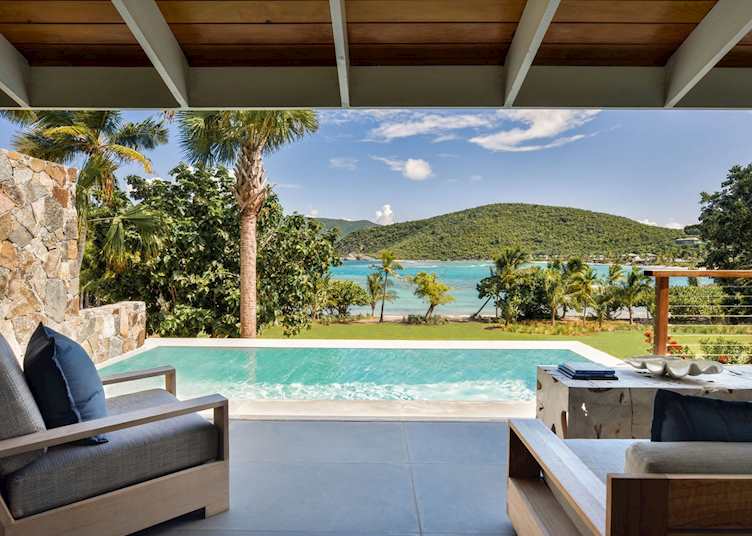 One bedroom pool suite, Rosewood Little Dix Bay