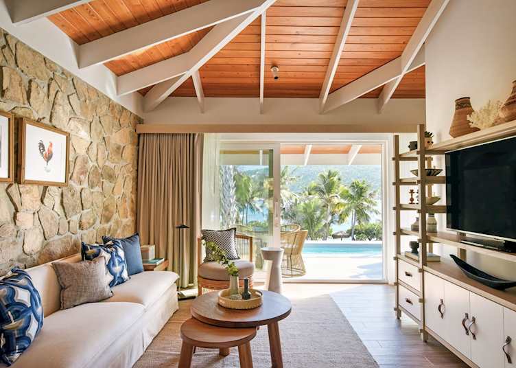 One bedroom pool suite, Rosewood Little Dix Bay