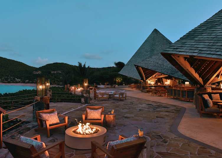 Terrace lounge, Rosewood Little Dix Bay