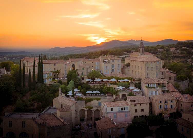 Aerial view, Hotel Crillon Le Brave, Provence