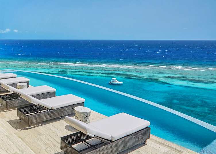 Private villa pool, Oil Nut Bay