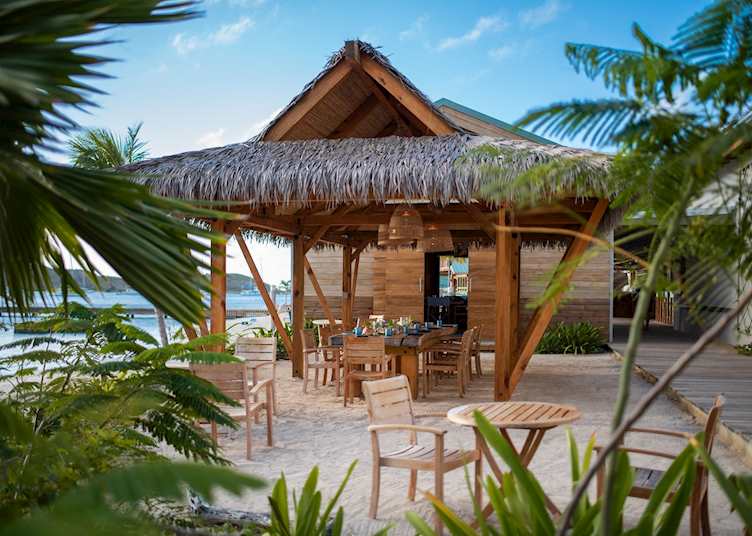 Beach bar and restaurant, Bitter End Yacht Club