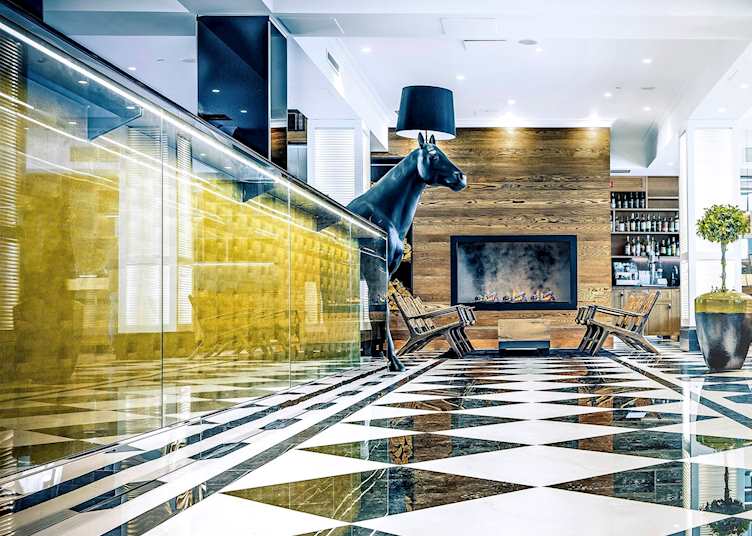 Lobby, Hotel Lilla Roberts