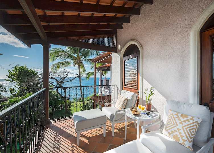 Junior suite balcony, Cap Maison