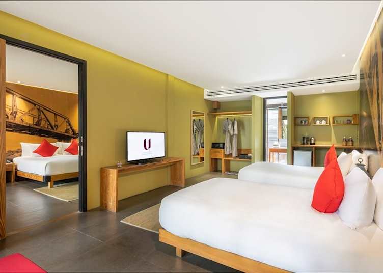 Deluxe connecting room, U Inchantree Kanchanaburi
