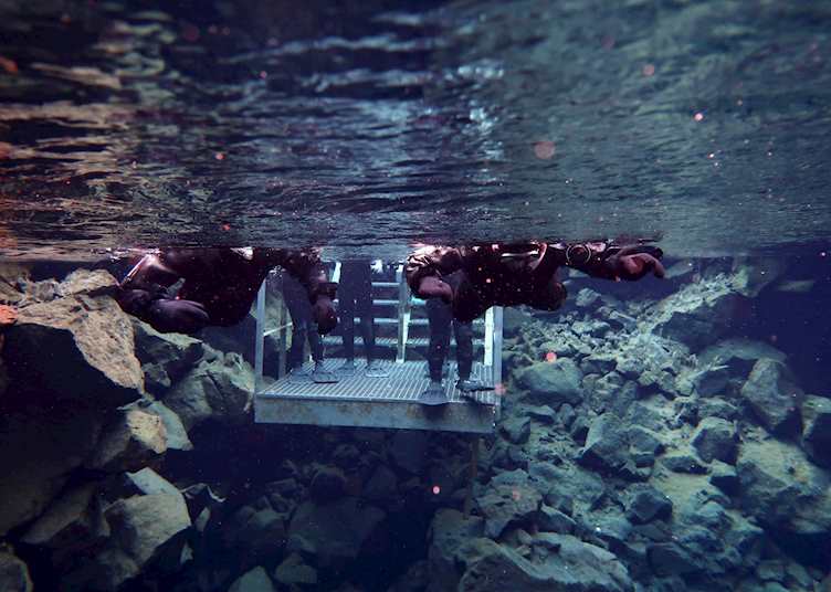 Snorkelling, Silfra fissure in Þingvellir National Park