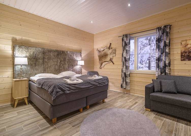 Superior sauna room, Wilderness Hotel Muotka (credit: Wilderness Hotels)