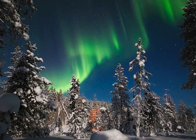 Northern lights, Finnish Lapland (credit: Safartica Oy)