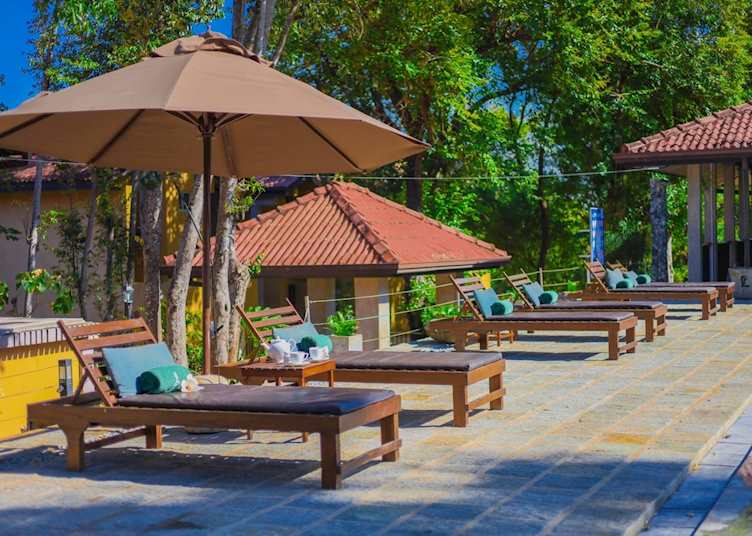 Pool area, Lake Lodge Boutique Hotel
