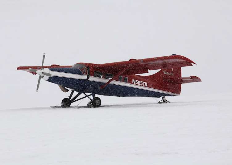 Glacier landing, Talkeetna