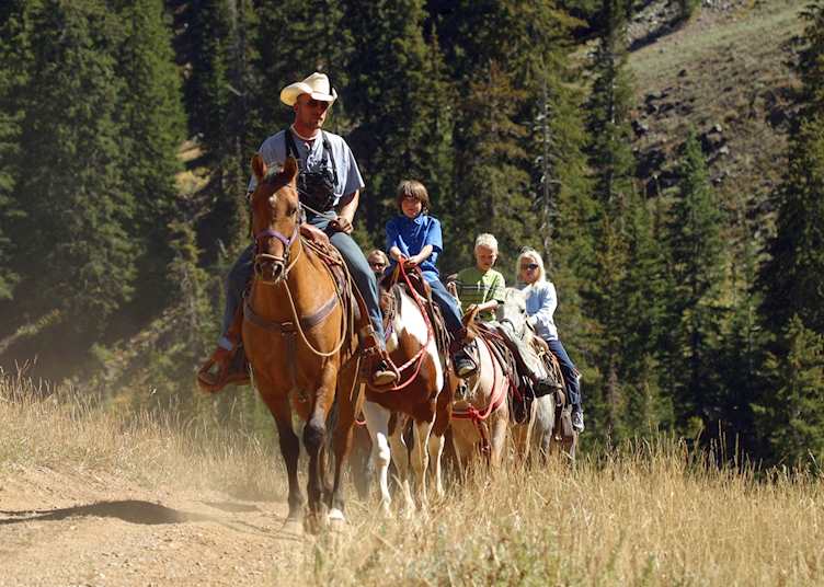 Horse riding near Salt Lake City