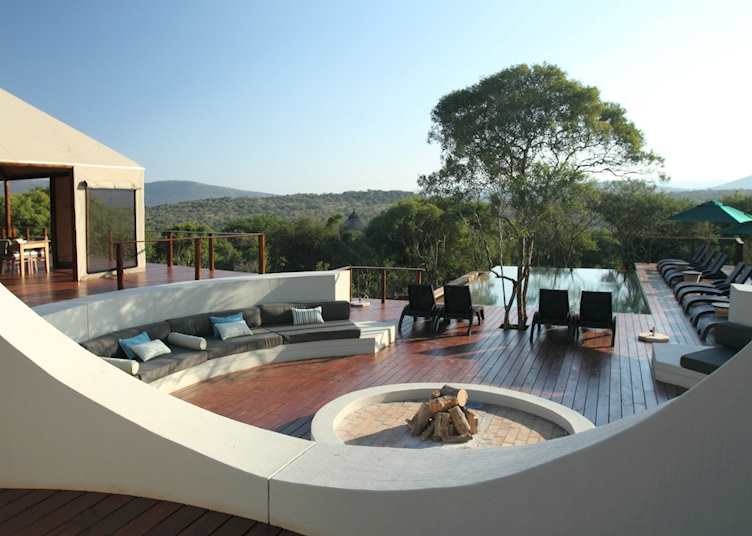 Boma area at Thanda Tented Camp, Thanda Private Reserve