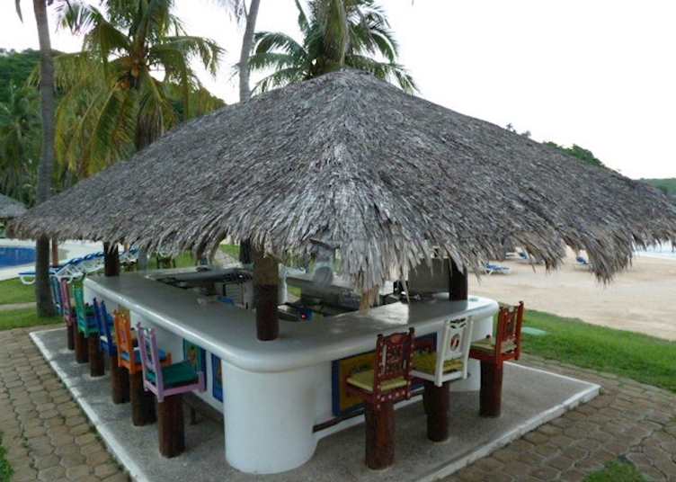 Beach Bar, Camino Real Zaashila, Huatulco