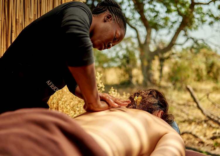 Oddballs' Camp, massage treatment
