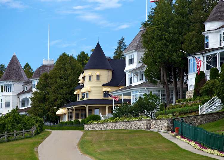 Mansions on Mackinac Island