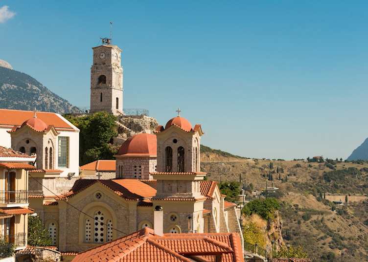 Clock tower, Arachova