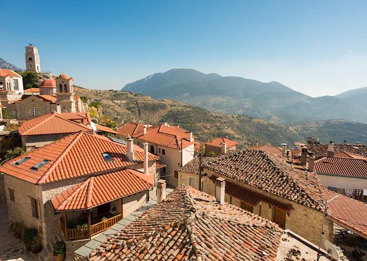 Rooftop views, Arachova