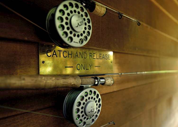 Fishing Rods and Reels, Huka Lodge