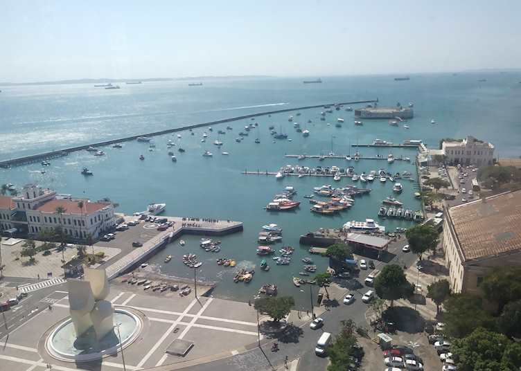 View of the bay in Salvador