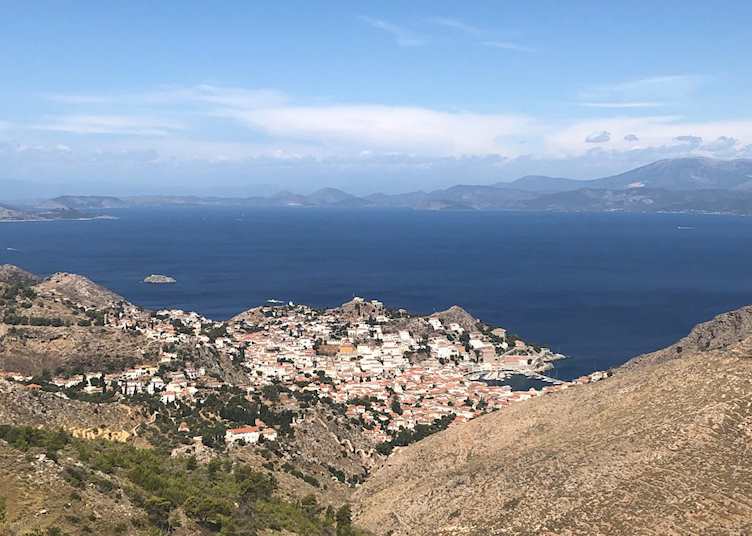 Views from the hiking trail, Hydra