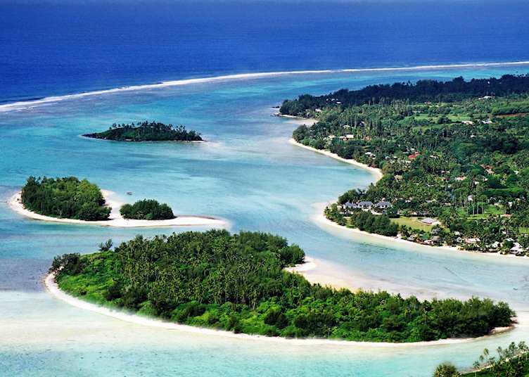 Aerial View of Pacific Resort Rarotonga
