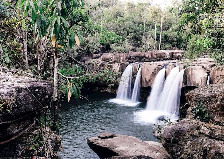 Waterfall at Shinta Mani Wild