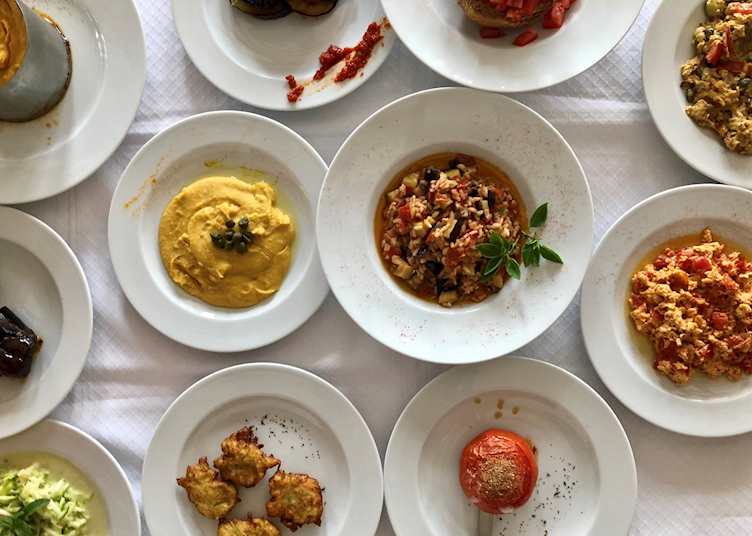 Meze dishes, Milos